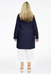 Blouse-dress LINEN - blue - #3
