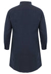 Blouse-dress LINEN - blue - #5