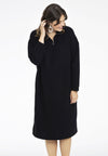 Sweater dress - black - #1