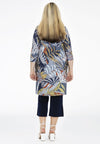 Tunic beaded placket BATIK - blue - #3