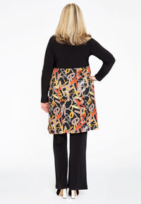 Cardigan with bow GRAPHIC - black - #3