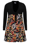Cardigan with bow GRAPHIC - black - #4