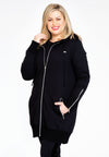 Hooded cardigan Laissez Faire - black - #1