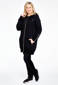 Hooded cardigan Laissez Faire - black - #2