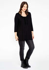 Tunic flare ruffle ORGANIC COTTON - black - #2