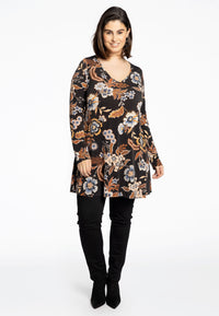 Tunic wide bottom AMBIANCE - black - #1