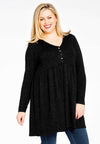 Tunic with buttons SILVER CRUSH - black - #1