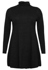 Tunic wide bottom SILVER CRUSH - black - #4