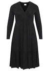 Dress with frill SILVER CRUSH - black - #4