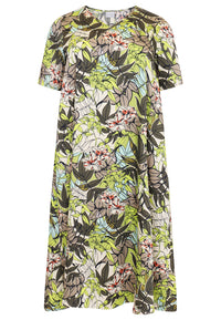 Langes kleid mit V-Ausschnitt LISALong dress V-neck LISA - multi - #4