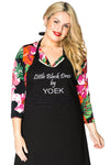 Apron Black Dress Yoek - black - #1