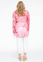 Blouse frilled FLORIDA - red - #3