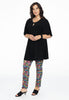 Tunic wide bottom circle sleeve DOLCE - black  - #2