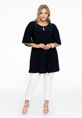 Tunic wide bottom circle sleeve DOLCE - blue - #2