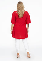 Tunic wide bottom circle sleeve DOLCE - red  - #3