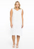 Dress double V-neck VOILE - white - #2