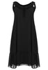 Dress frill strap VOILE - black  - #4