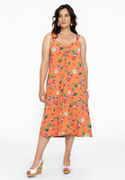 Dress puckering AZALEA - orange  - #2