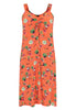 Dress puckering AZALEA - orange  - #4