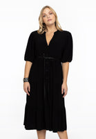 Dress puff sleeves DOLCE - black  - #1