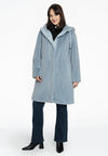 Parka faux fur - light blue