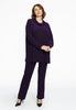 Pullover turtle neck LUREX - purple  - #2