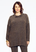 Pullover turtle neck LUREX - gold - #1