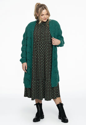 Cardigan AJOUR - green  - #2