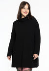 Pullover knit high neck - black 