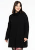 Pullover knit high neck - black 