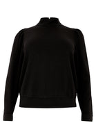 Shirt puff sleeve DIAGONAL - black  - #4