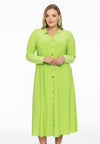 Kleid mit knöpfen dolce - bright green