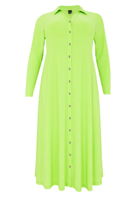 Dress buttoned DOLCE - bright green - #4