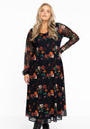 Dress long BABY ROSE - black 