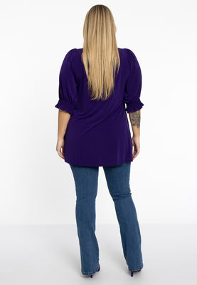 Blouse Puffsleeve Dolce - purple  - #3