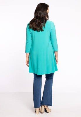 Tunic wide bottom DOLCE - turquoise - #3