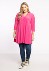 Tunic wide bottom DOLCE - pink