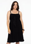 Sommerkleid mit schleife dolce - Schwarz