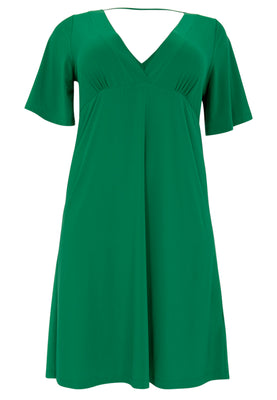 Dress empire V-neck DOLCE - green  - #4