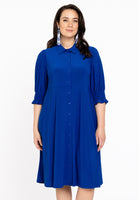 Dress buttoned DOLCE - indigo - #1