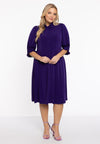 Kleid mit knöpfen dolce - Violett