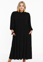 Dress puff sleeve DOLCE - black  - #1