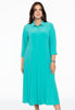 Dress collar wide DOLCE - turquoise