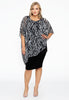 Tunic voile ZEBRA - black  - #2