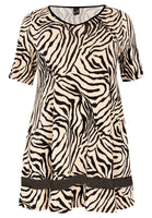 Tunic wide bottom SAFARI - white - #4