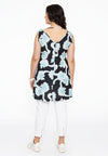 Singlet flare V-neck CALYPSO - black - #3