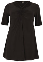 Tunic wide bottom strings DOLCE - black  - #4