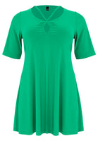 Tunic wide bottom strings DOLCE - green  - #4