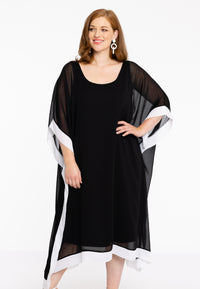 Dress square VOILE - black - #1