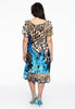 Dress frilled sleeve BLUE FIRE - light brown - #3